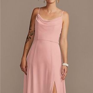 David’s Bridal - Bridesmaids Dress in Ballet Pink Size 6